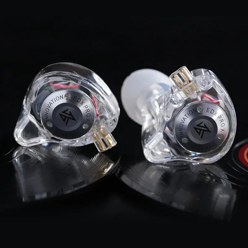 KZ EDX PRO X Dynamic Drive Earphone HIFI Bass Earbud Sport Music Cancelling Headsets 2PIN Cable KZ ZSTX ZSN PRO X EDC EDA ZVX