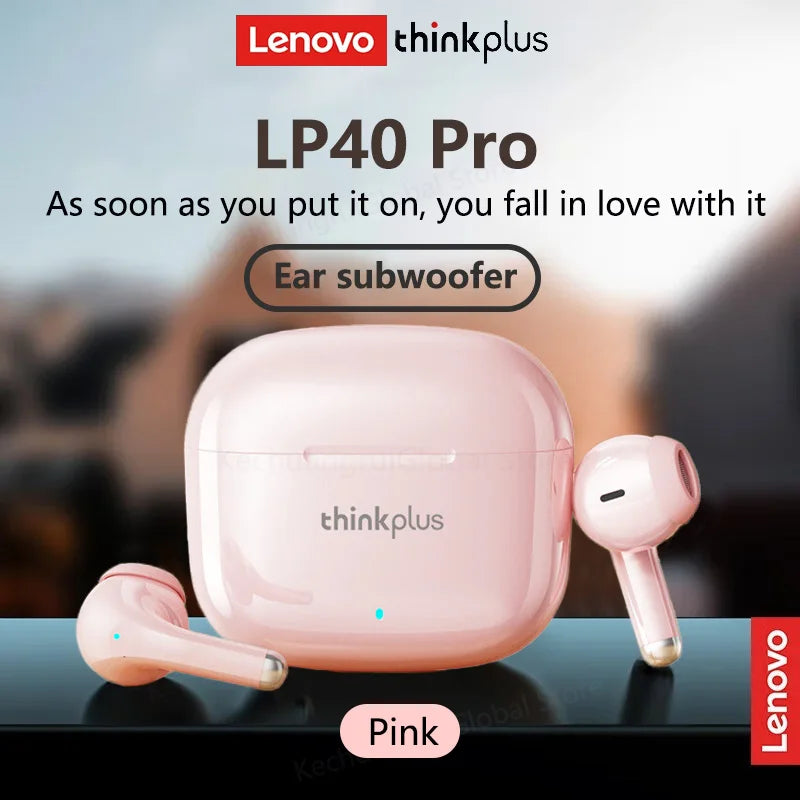 Auriculares Inalámbricos Pro X40 — Bluetooth 5.4 TWS HiFi Stereo