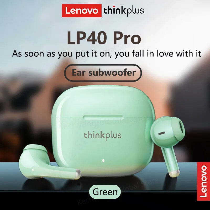 Auriculares Inalámbricos Pro X40 — Bluetooth 5.4 TWS HiFi Stereo