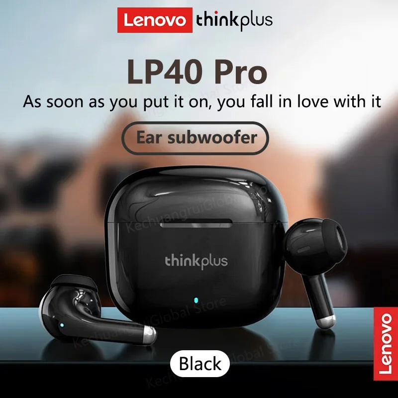 Auriculares Inalámbricos Pro X40 — Bluetooth 5.4 TWS HiFi Stereo